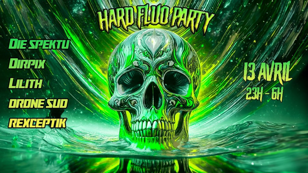 hard fluo party ban event
